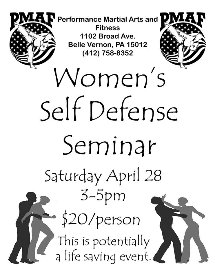 Women's Self Defense Seminar - PMAF - Performance Martial Arts & Fitness